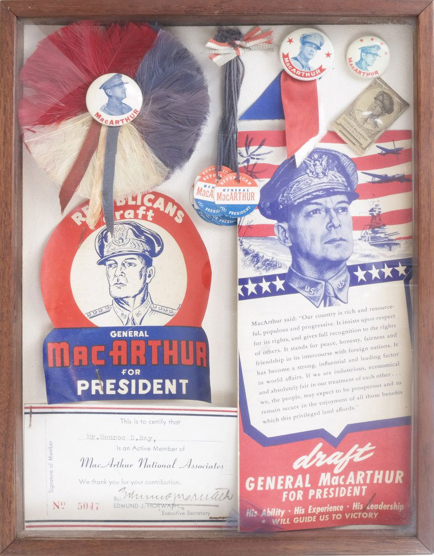 Monroe D. Ray Frame - General Douglas MacArthur (1 of 5)