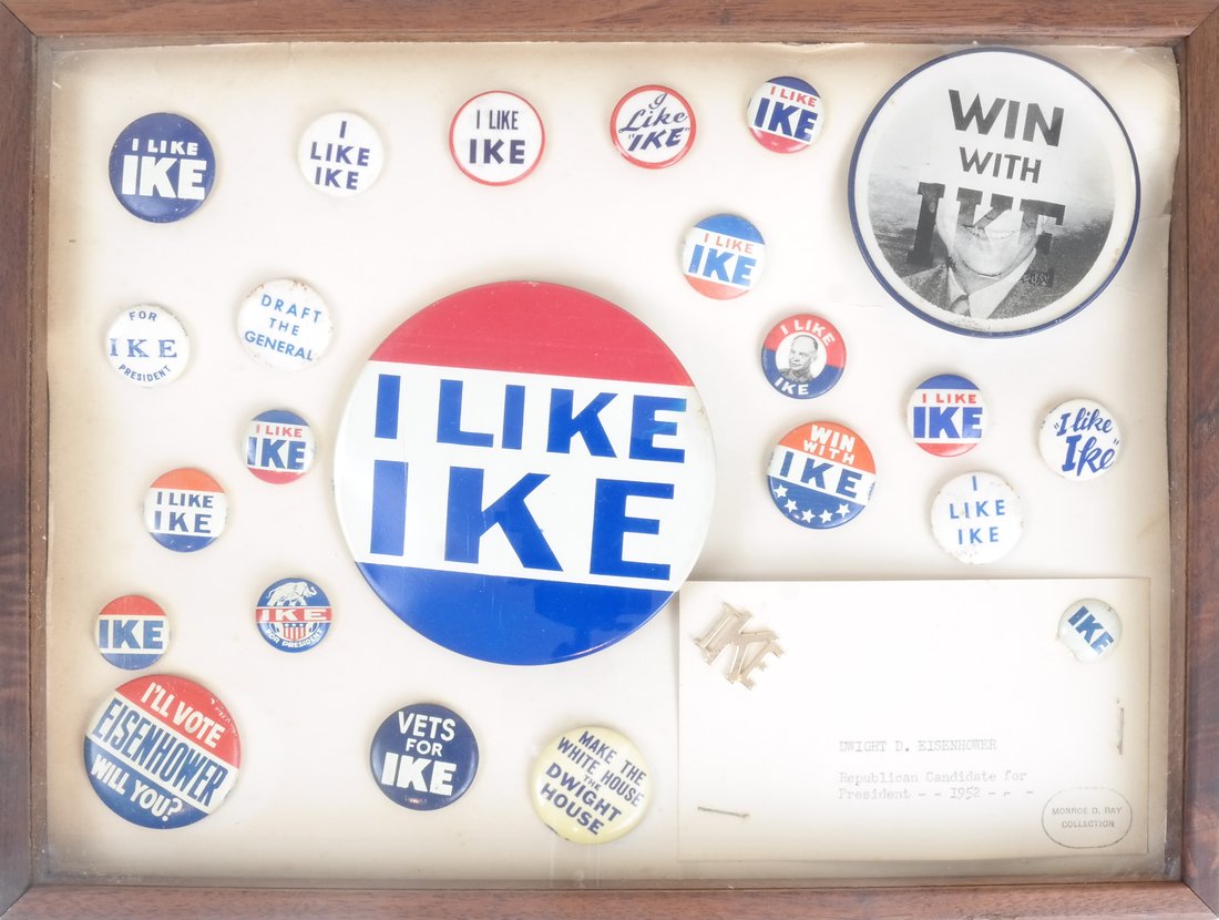 Monroe D. Ray Frame - Dwight D. Eisenhower 1952 (1 of 6)