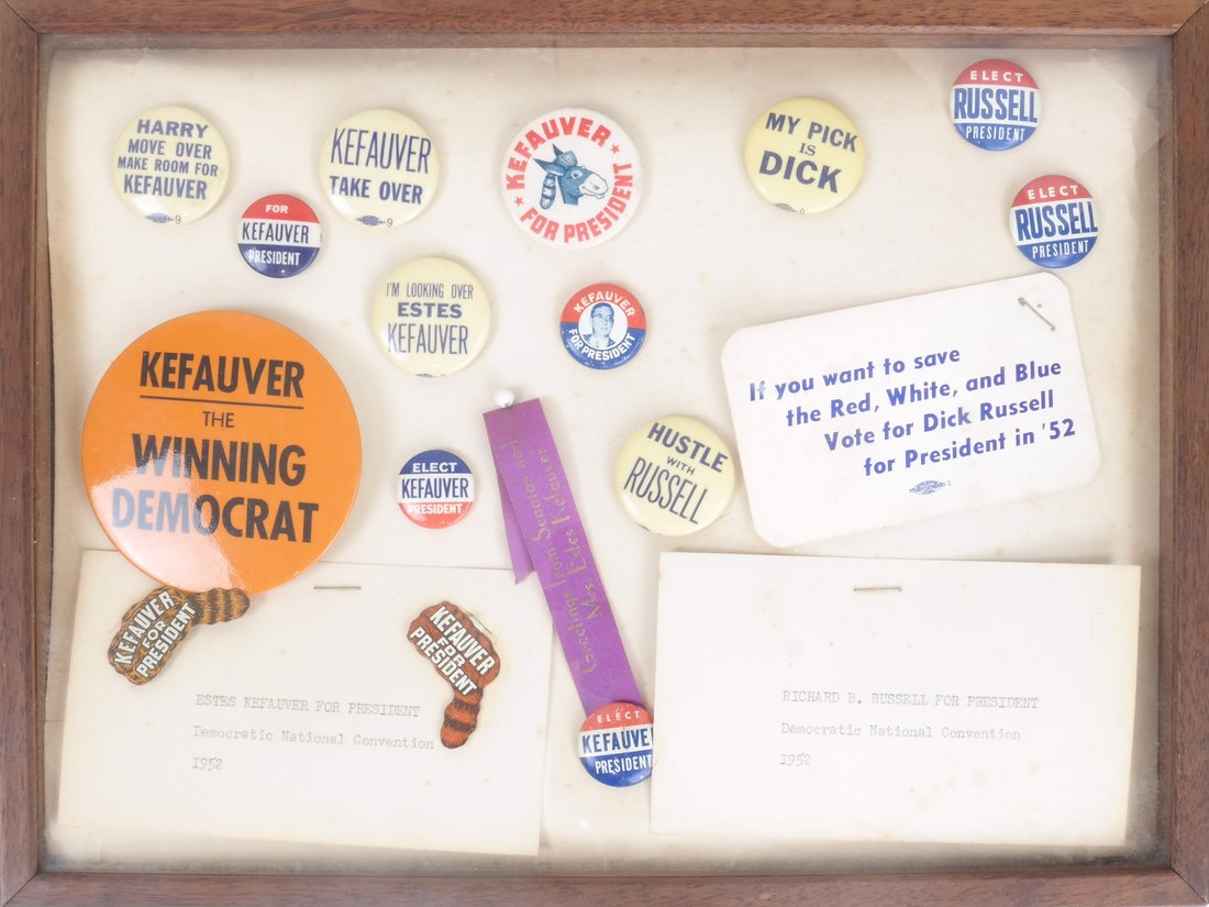 Monroe D. Ray Frame - Kefauver/Russell 1952 (1 of 5)