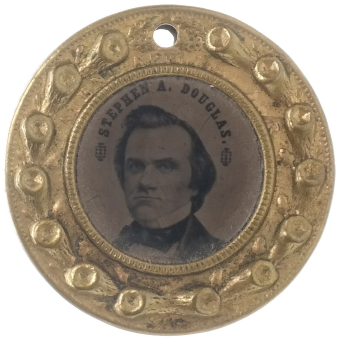 S.A. Douglas & H.V. Johnson 1860 Campaign Ferrotype (1 of 2)