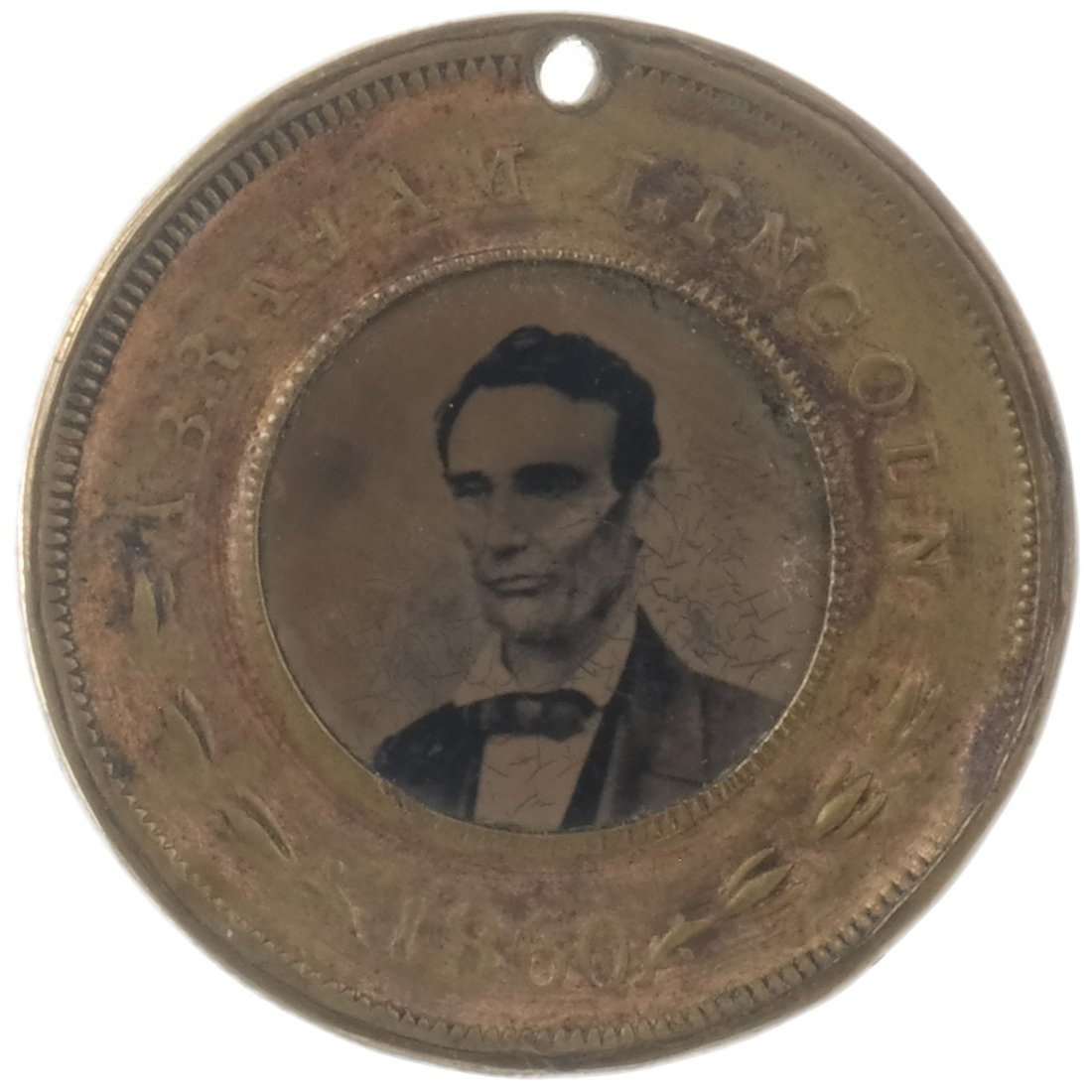 A. Lincoln & H. Hamlin 1860 Campaign Back-To-Back (1 of 2)
