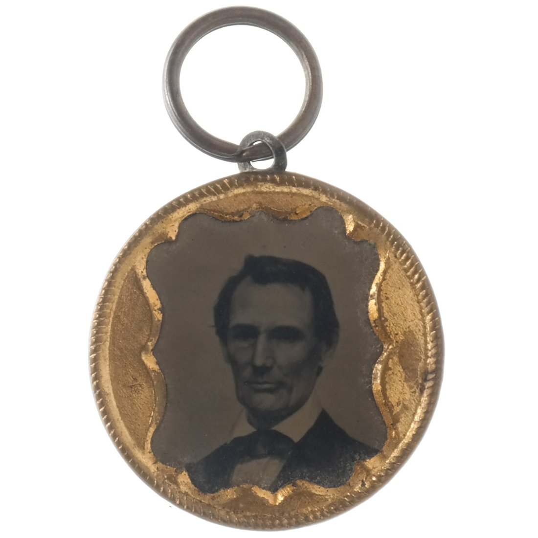 A. Lincoln 1860 Campaign Uniface Portrait Ferrotype (1 of 2)