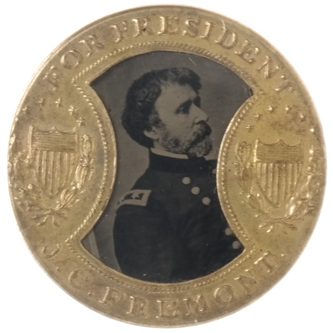 J.C. Fremont & J. Cochrane 1864 Gault Frame Ferrotype (1 of 2)