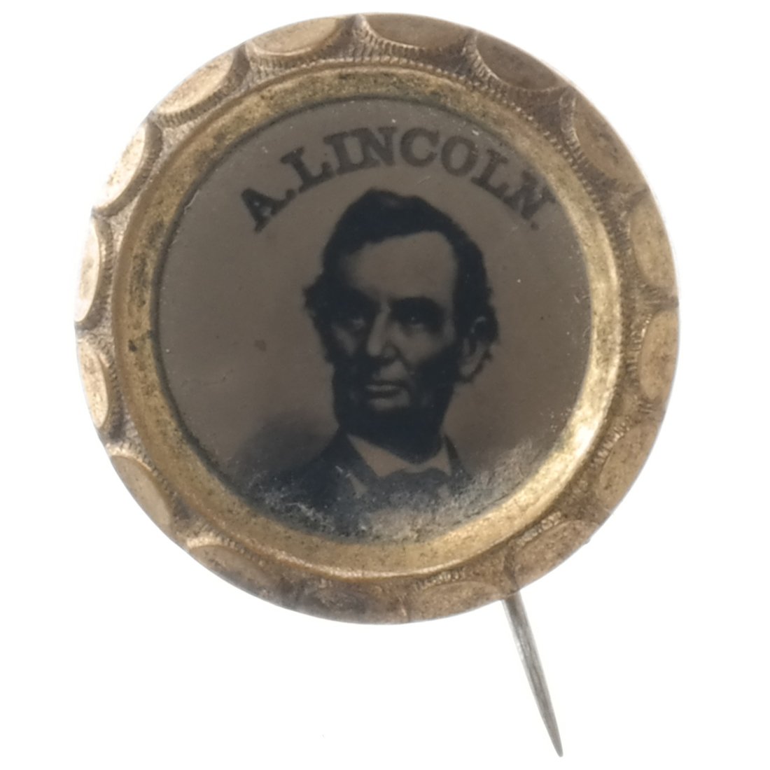A. Lincoln 1864 Campaign Uniface Portrait Ferrotype (1 of 2)