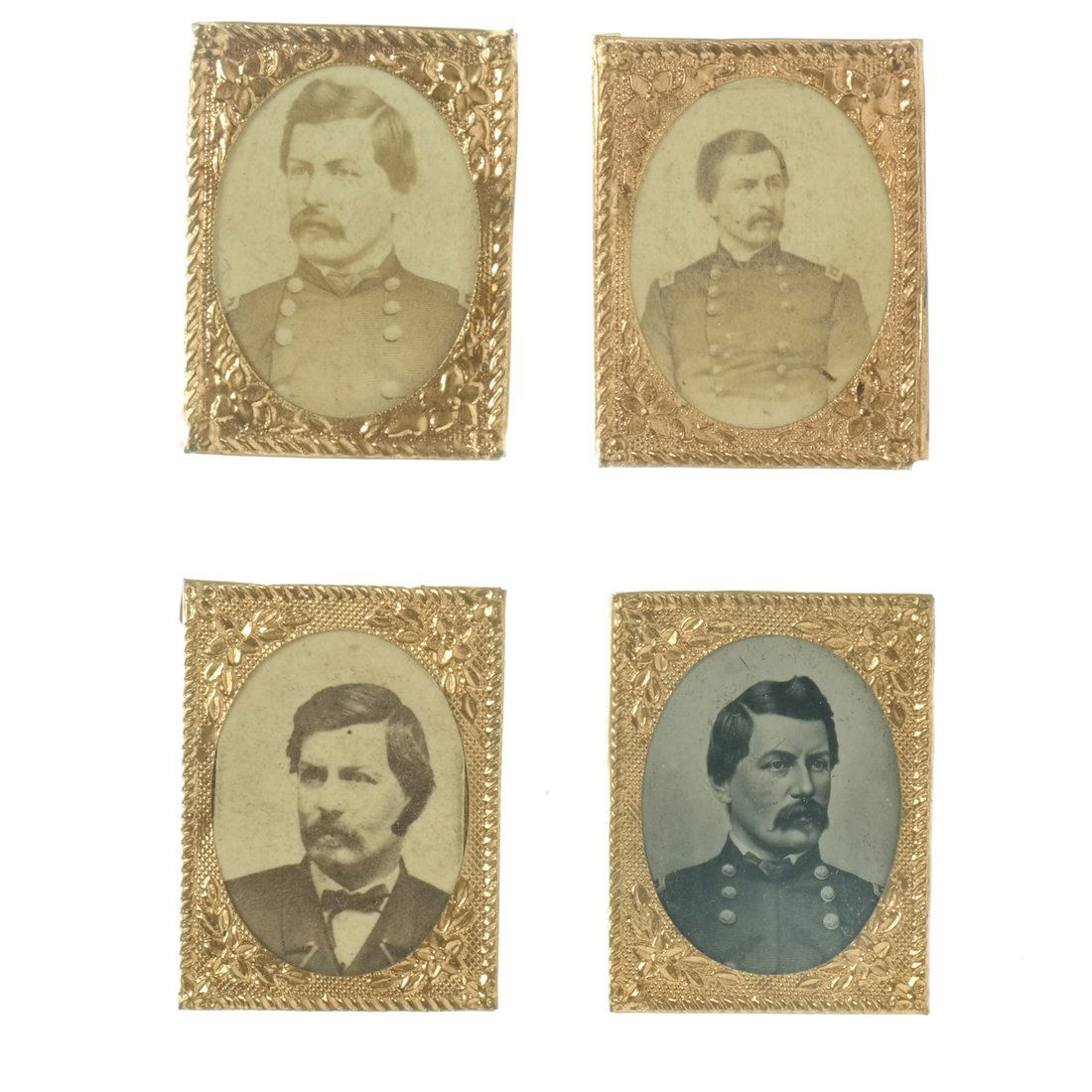 George McClellan Four Gem-Size Portraits (1 of 6)