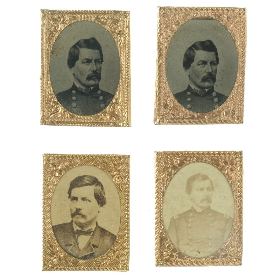 George McClellan Four Gem-Size Portraits (1 of 6)