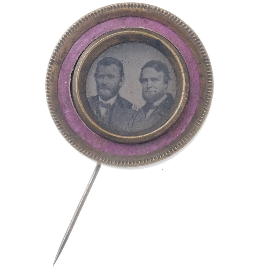 Grant & Colfax 1868 Ferrotype Pinback (1 of 2)