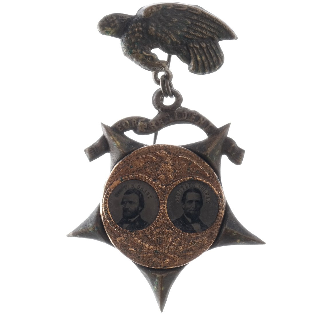 Grant & Colfax 1868 Porthole Jugate Ferrotype Star (1 of 2)