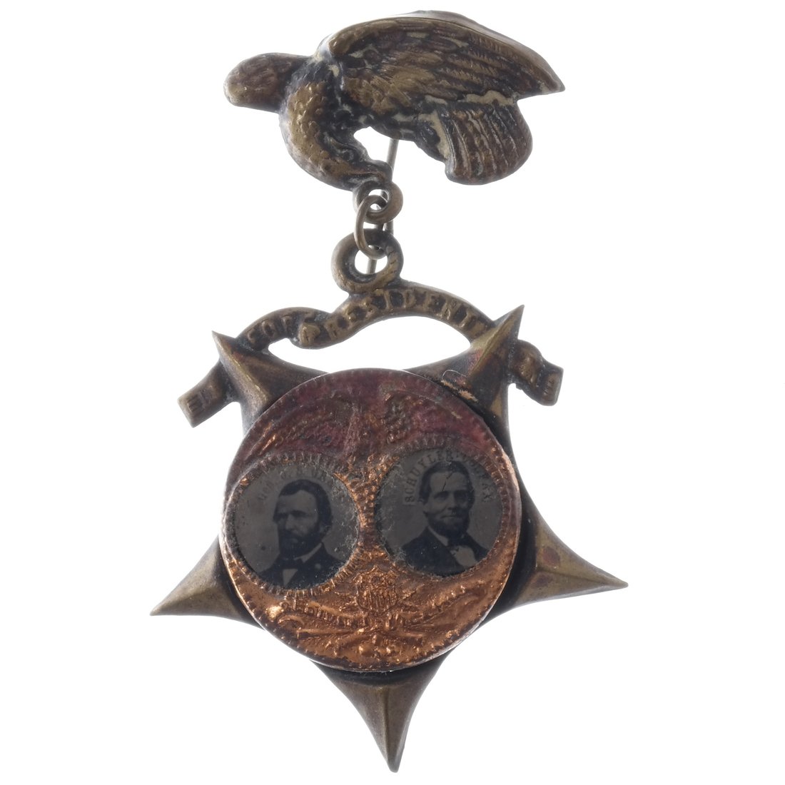 Grant & Colfax 1868 Porthole Jugate Ferrotype Star (1 of 2)