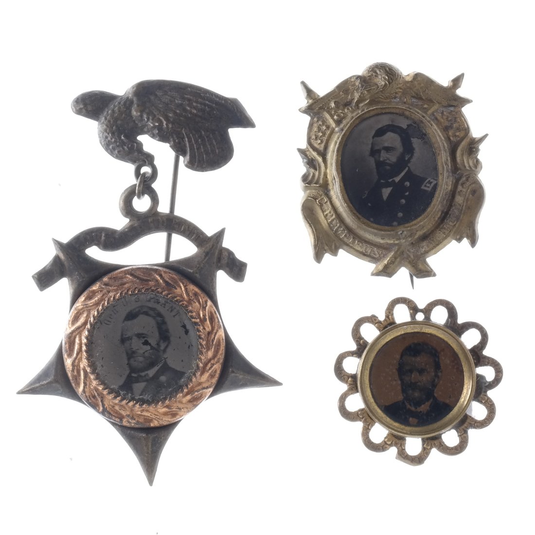 U.S. Grant Three Portrait Ferrotypes (1 of 5)