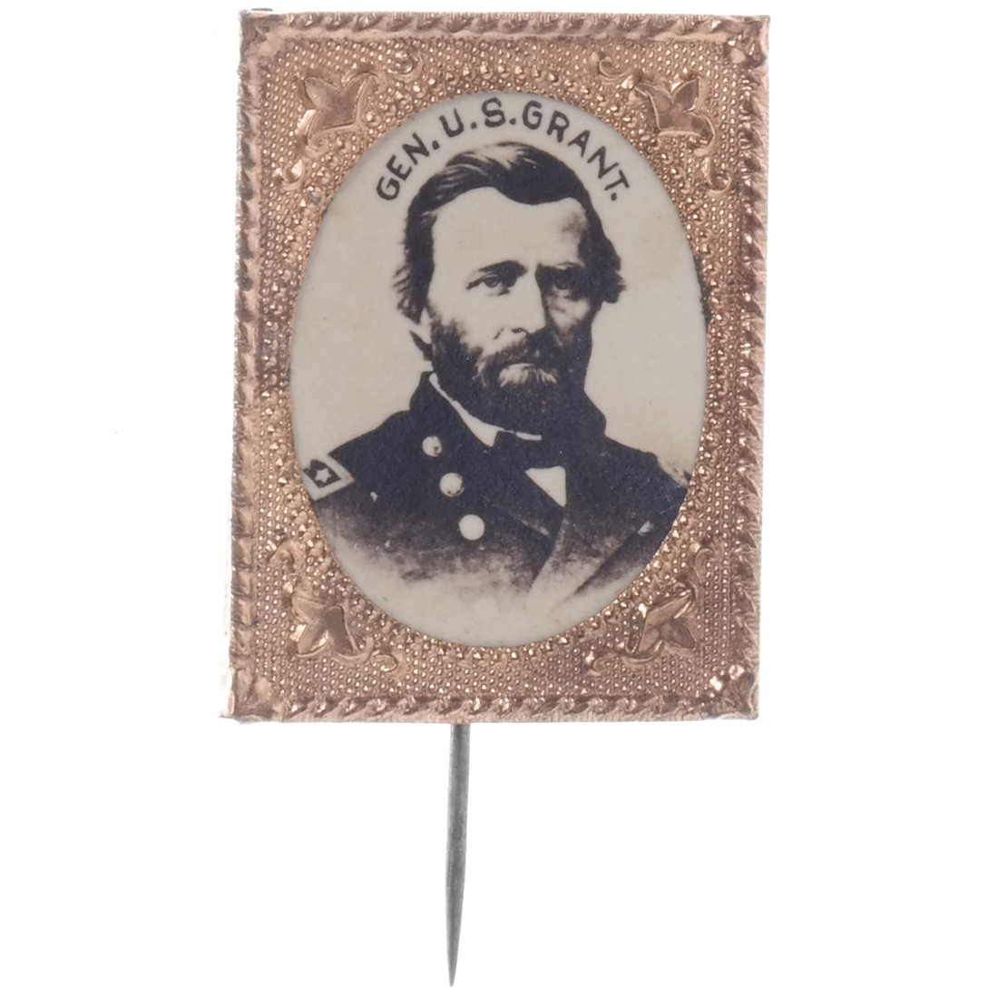 U.S. Grant 1868 Albumen Pinback (1 of 2)