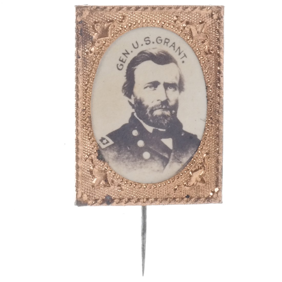 U.S. Grant 1868 Albumen Pinback (1 of 2)
