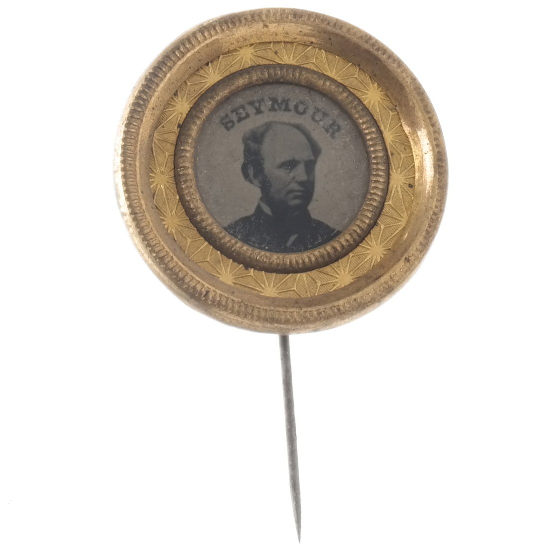 Horatio Seymour Ferrotype Stickpin (1 of 2)