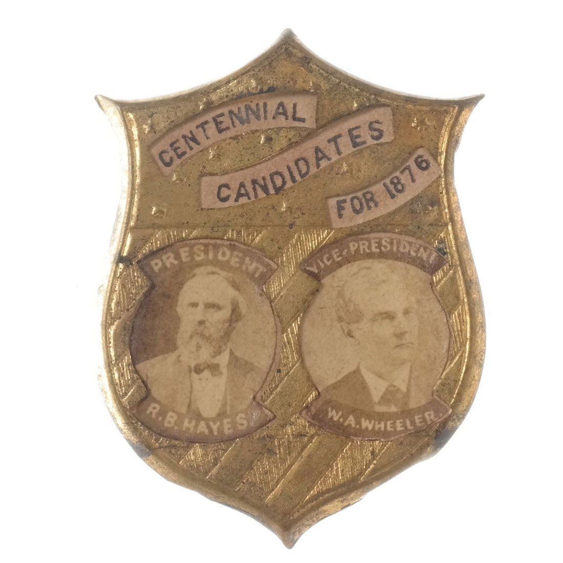 Hayes & Wheeler 1876 "Centennial Candidates" Jugate (1 of 2)