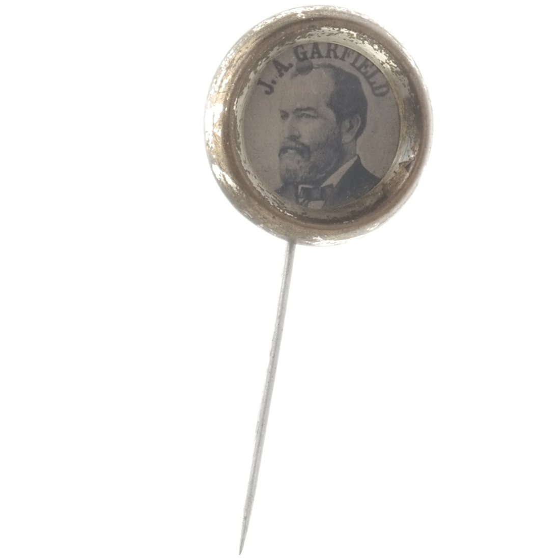 James A. Garfield 1880 Ferrotype Stickpin (1 of 2)