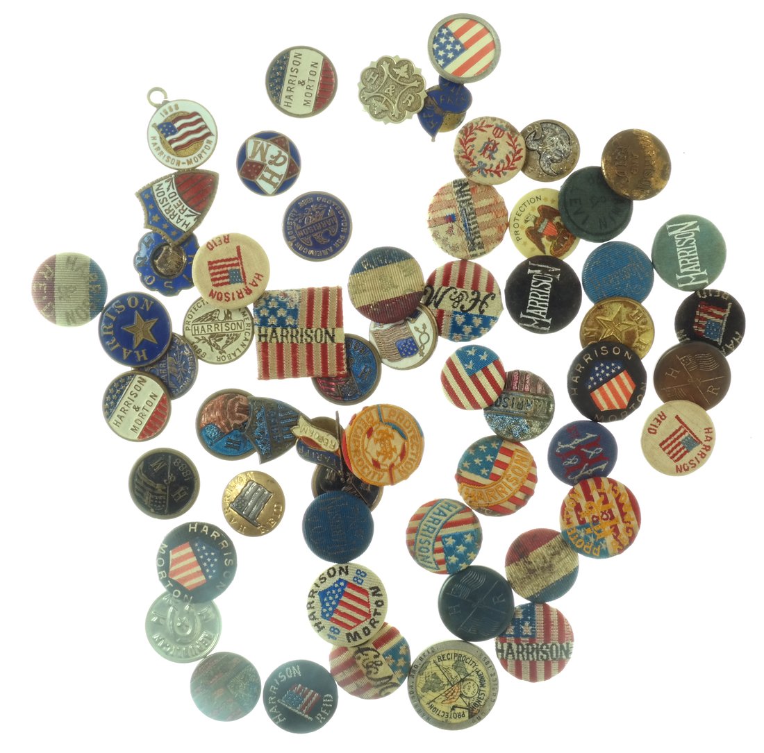 Benjamin Harrison Large Group of 1888 Studs (1 of 6)