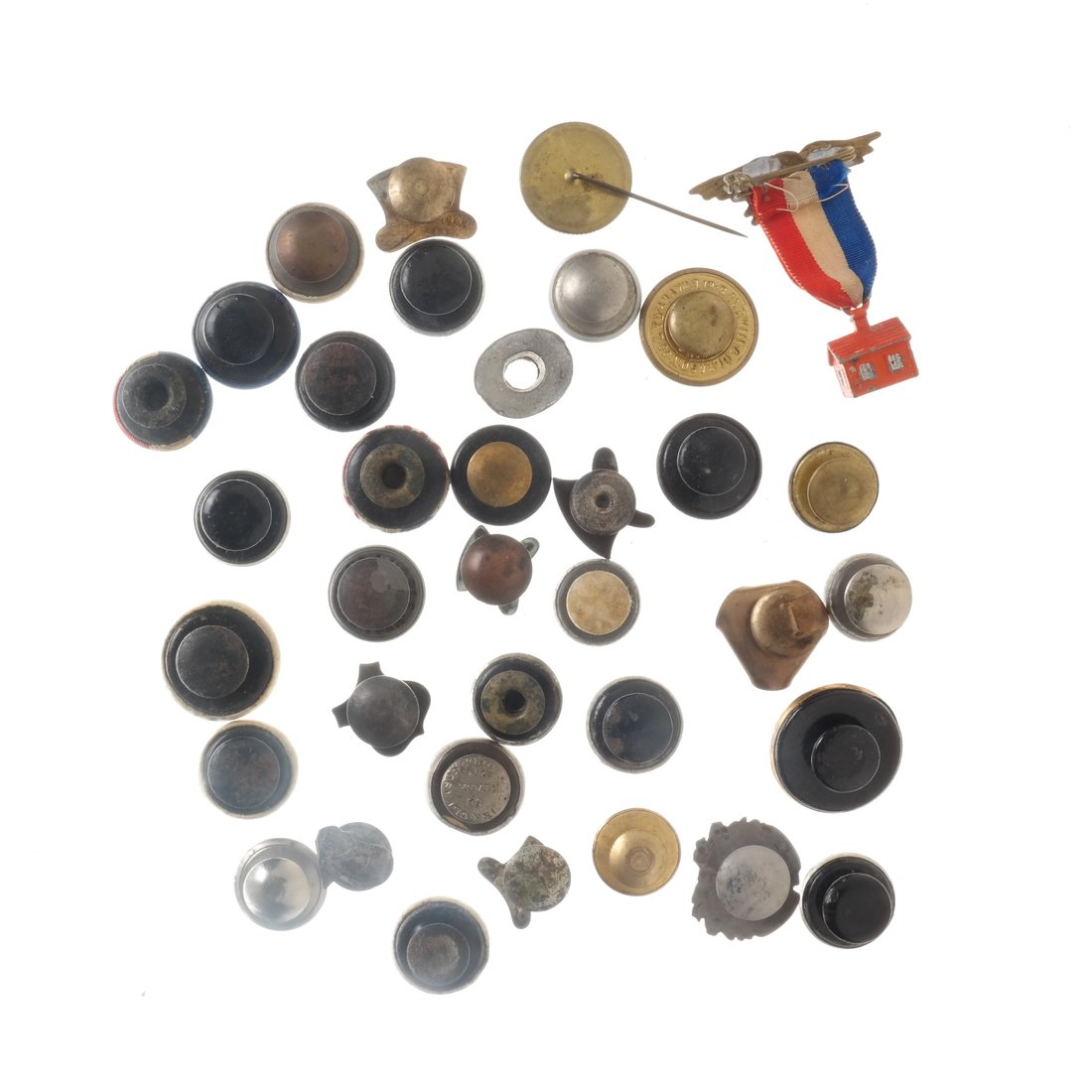 Benjamin Harrison Large Group of 1888 Studs and Others (1 of 6)