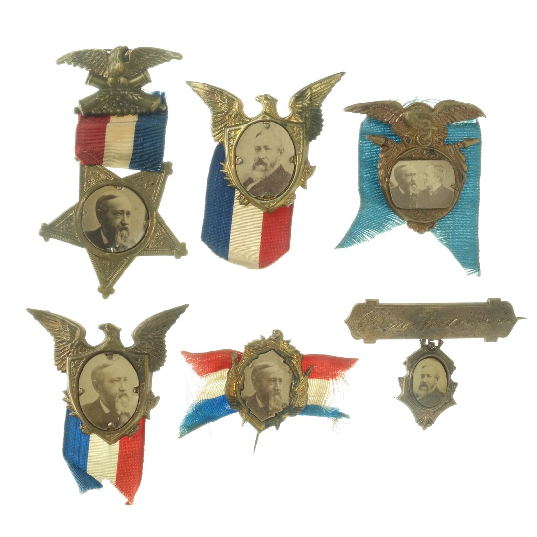 Benjamin Harrison Six 1888 Shell / Ferrotype Portrait (1 of 6)