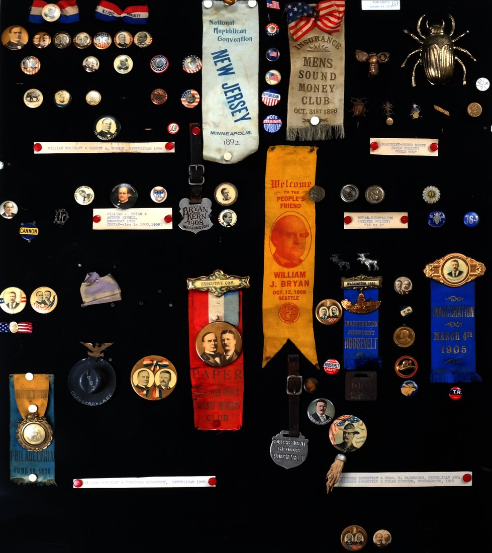 1892 Through 1904 Presidential Campaign Display (1 of 7)