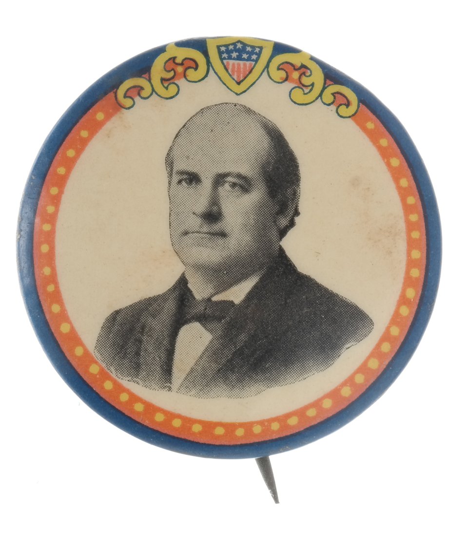 William Jennings Bryan - Celluloid Portrait Pinback (1 of 2)
