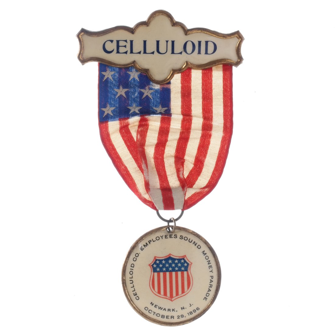 William McKinley  - 1896 "Celluloid" Badge (1 of 4)