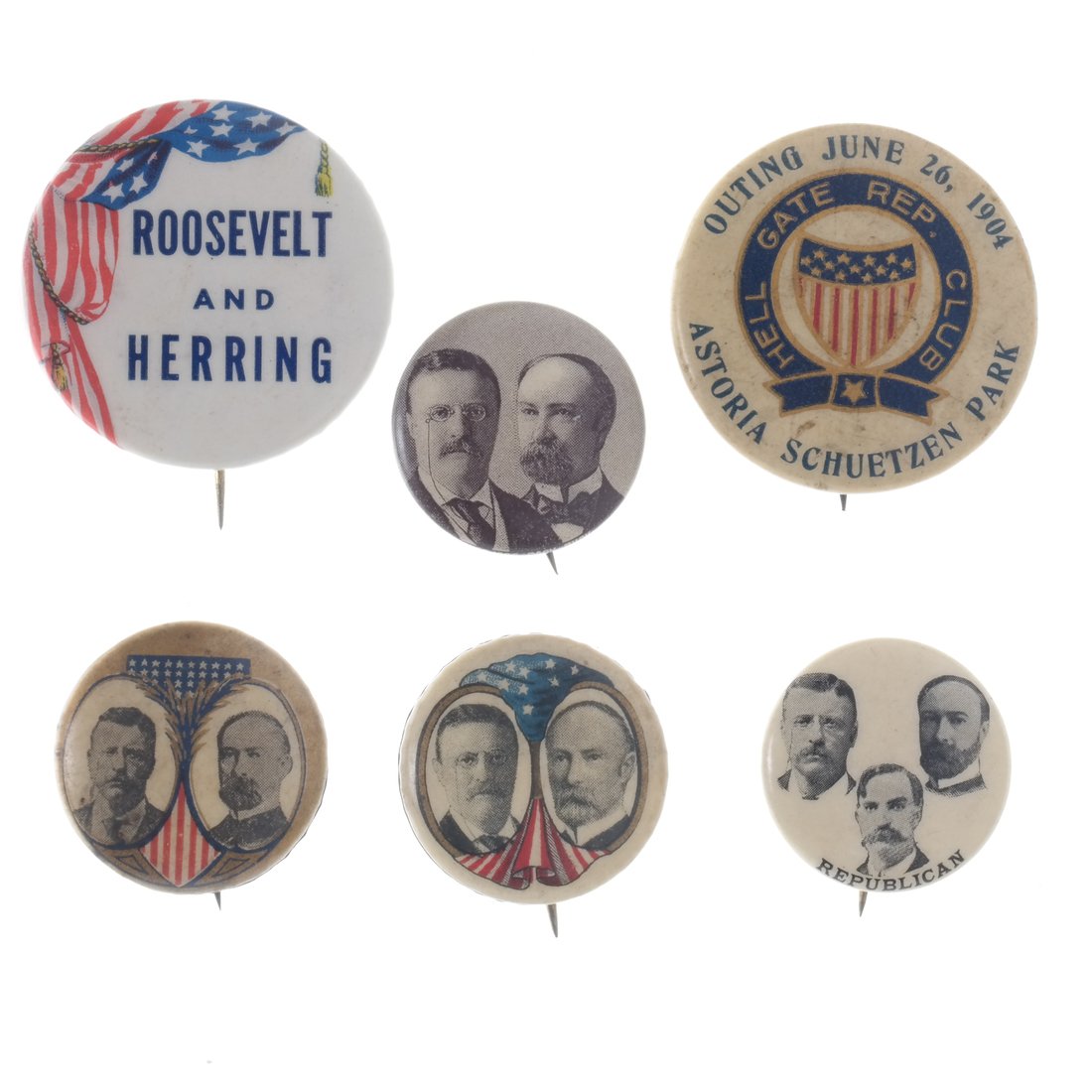 T. Roosevelt - Six Buttons (1 of 5)