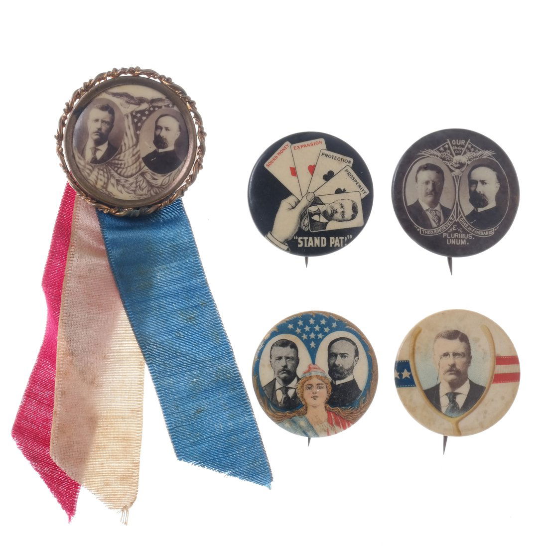 Roosevelt & Fairbanks 1904 Jugates & Others (1 of 7)