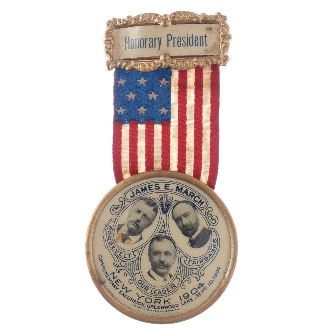 T. Roosevelt - Rare C.W. Fairbanks & James E. March (1 of 5)