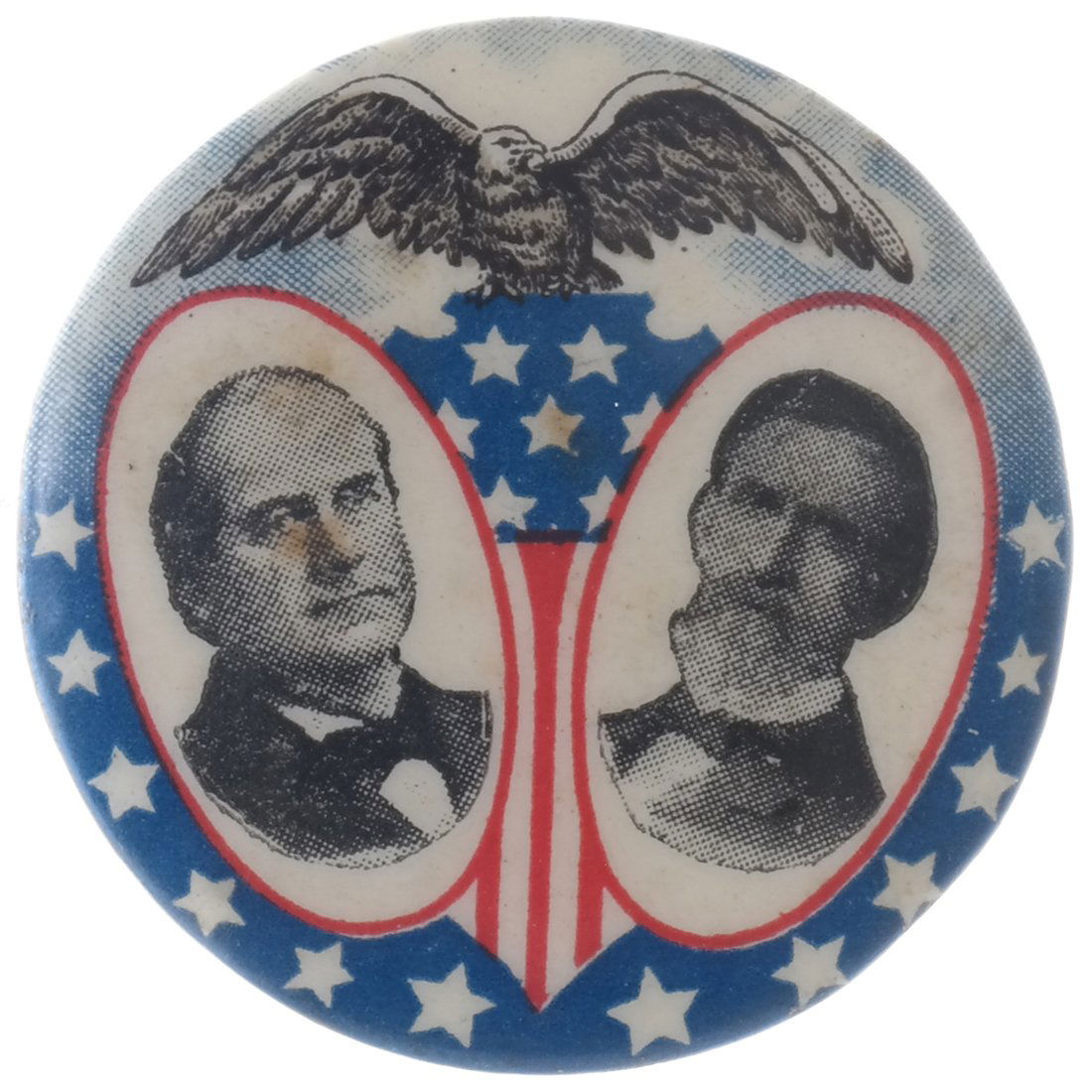 Bryan & Kern 1908 Celluloid Jugate Pinback Button (1 of 2)