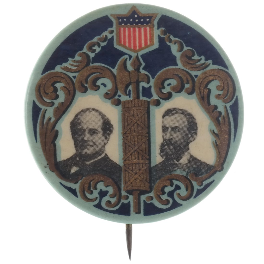 Bryan & Kern 1908 Jugate Pinback Button (1 of 2)