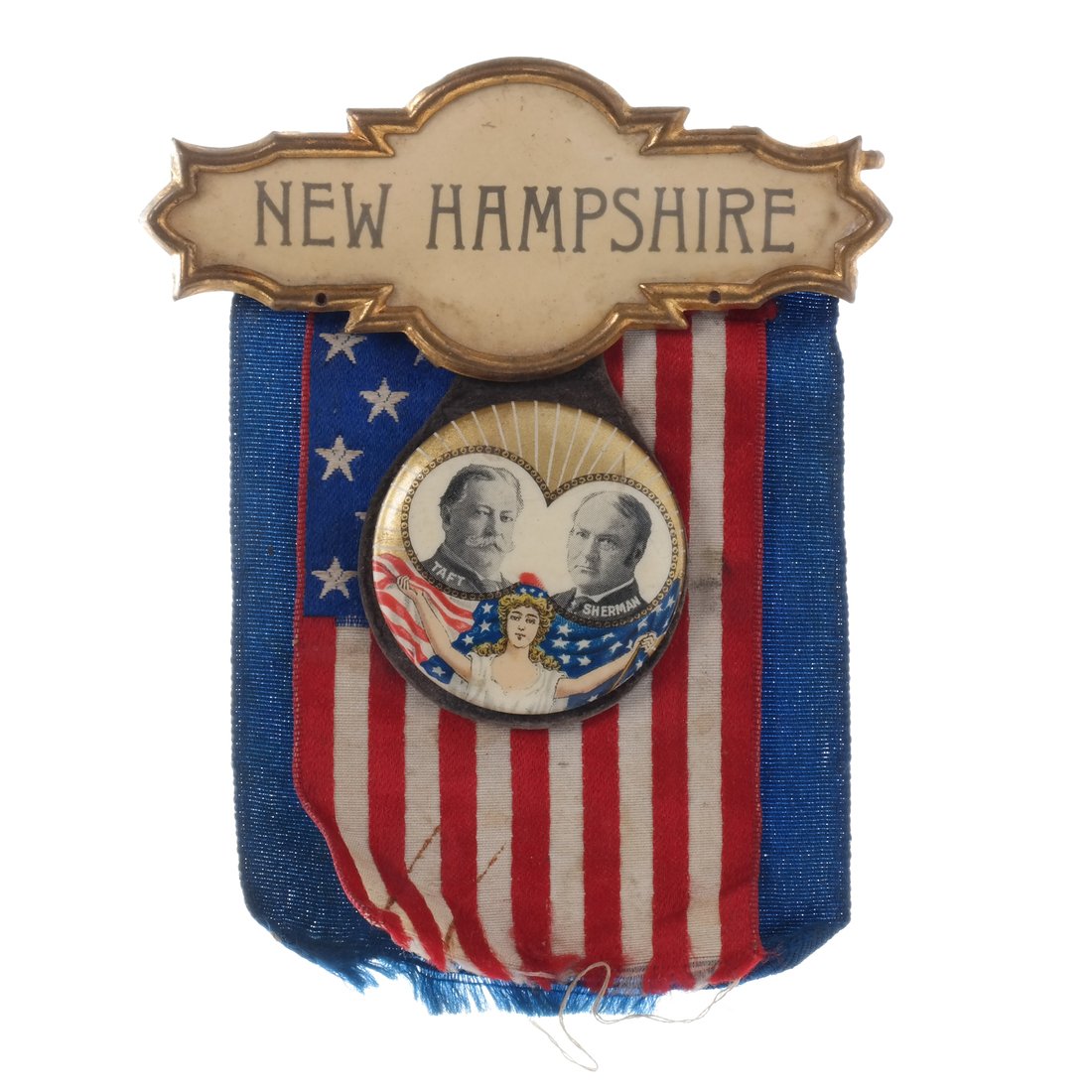 Taft & Sherman New Hampshire Convention Badge (1 of 5)