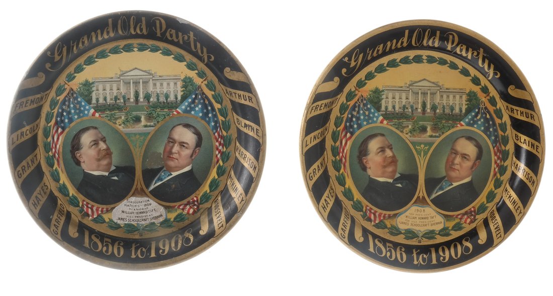 Taft & Sherman - Two 1908 Trays (1 of 4)
