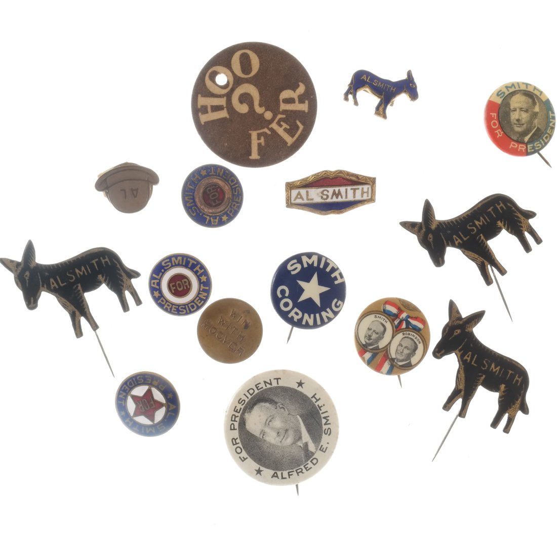 Al Smith Gubernatorial and Presidential Campaign Items (1 of 6)