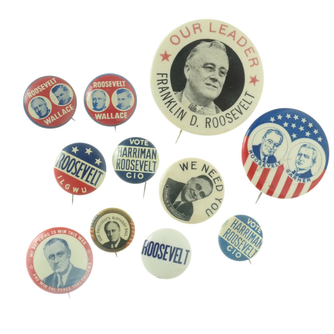 FDR - Eleven Pinbacks (1 of 4)