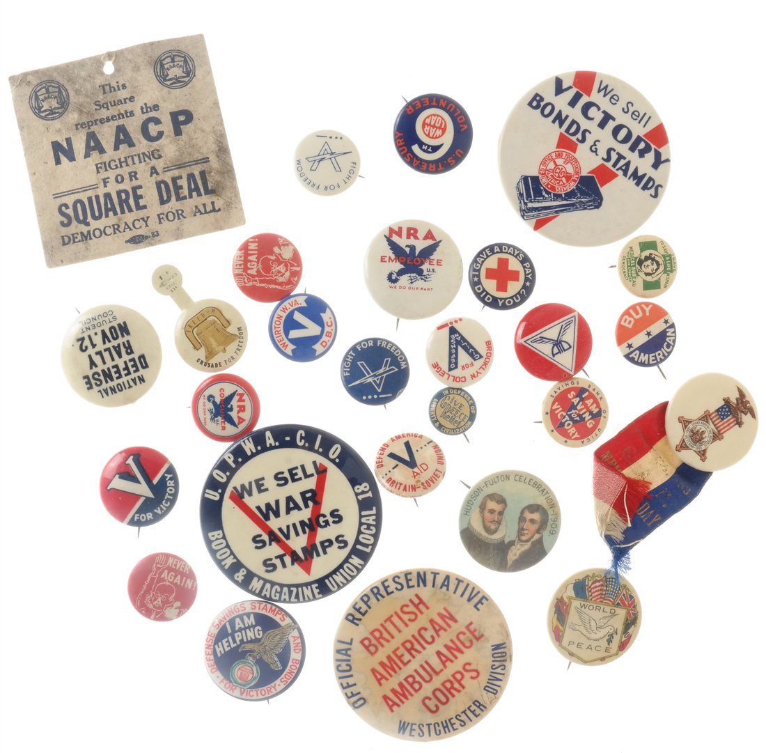 World War II "Home Front" Buttons (1 of 6)