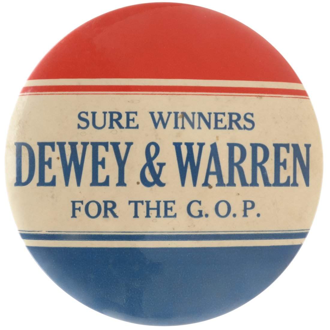 Large Dewey & Warren 1948 Celluloid (1 of 2)