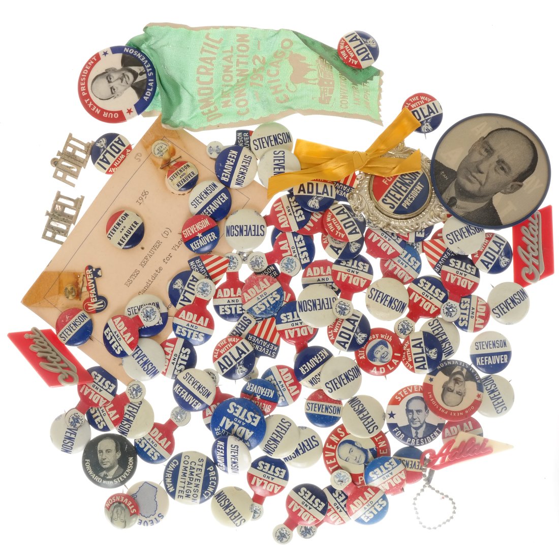 Adlai Stevenson 1952 & 1956 Large Assorted Group (1 of 8)