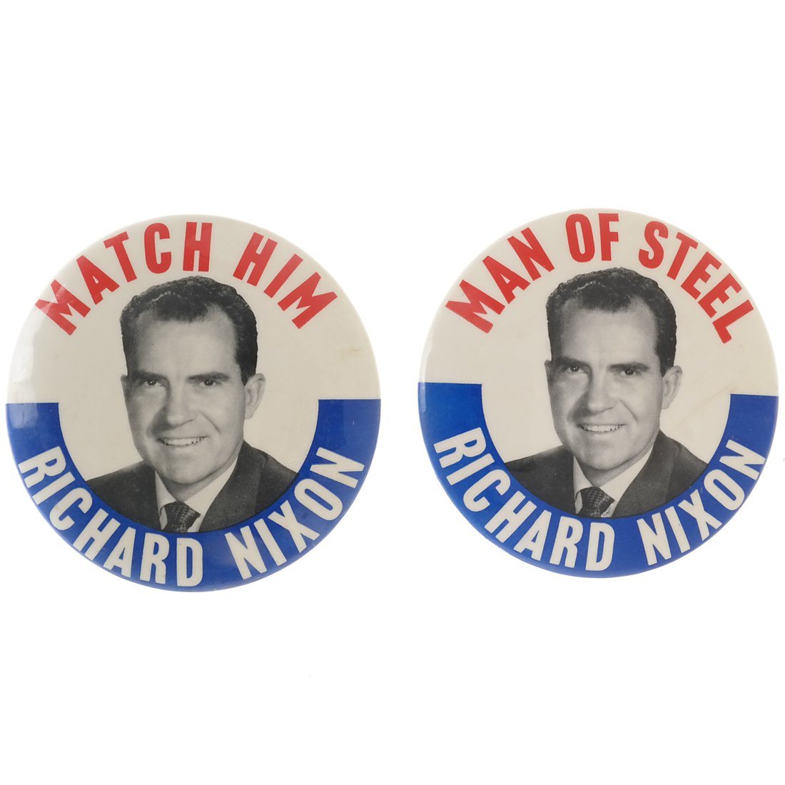Richard Nixon - Two Portrait Celluloids (1 of 4)