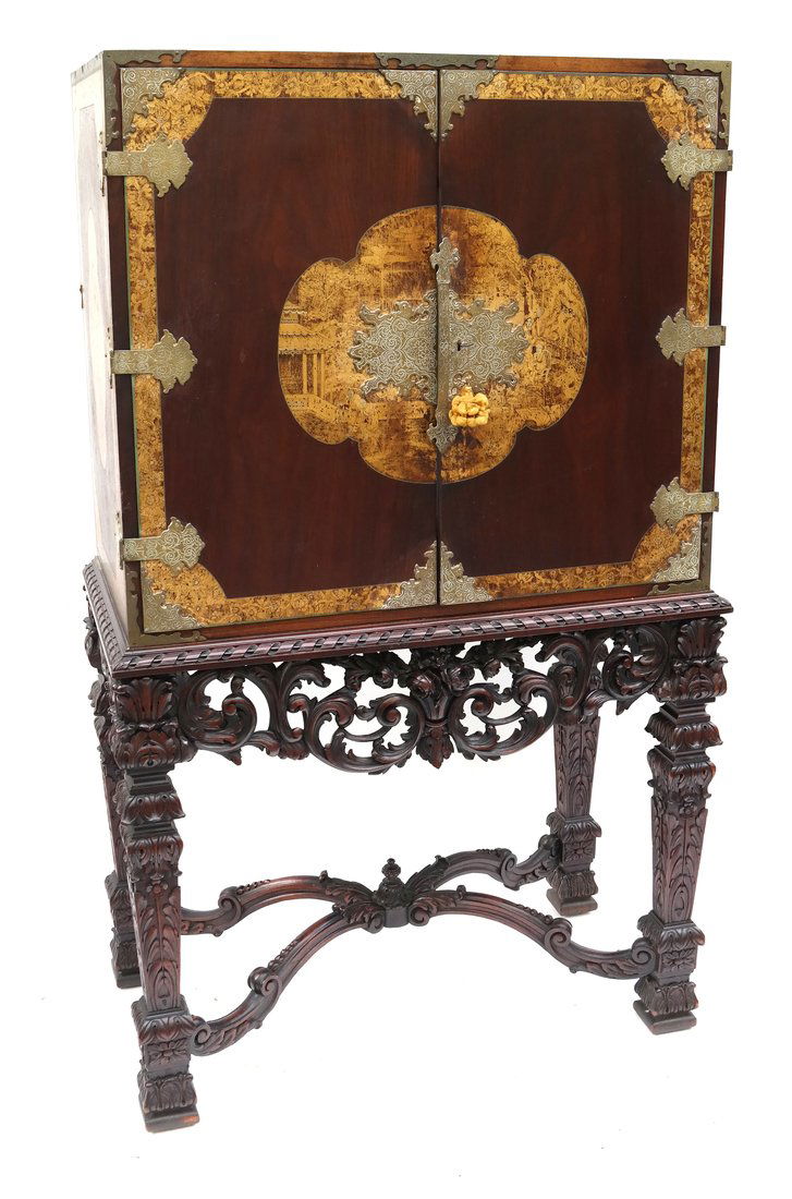 Early 20th Century Chinoiserie Cabinet (1 of 10)