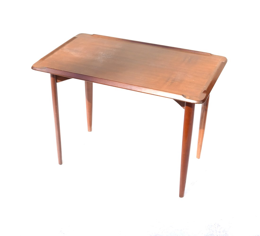 Modern Mahogany Low Table (1 of 8)