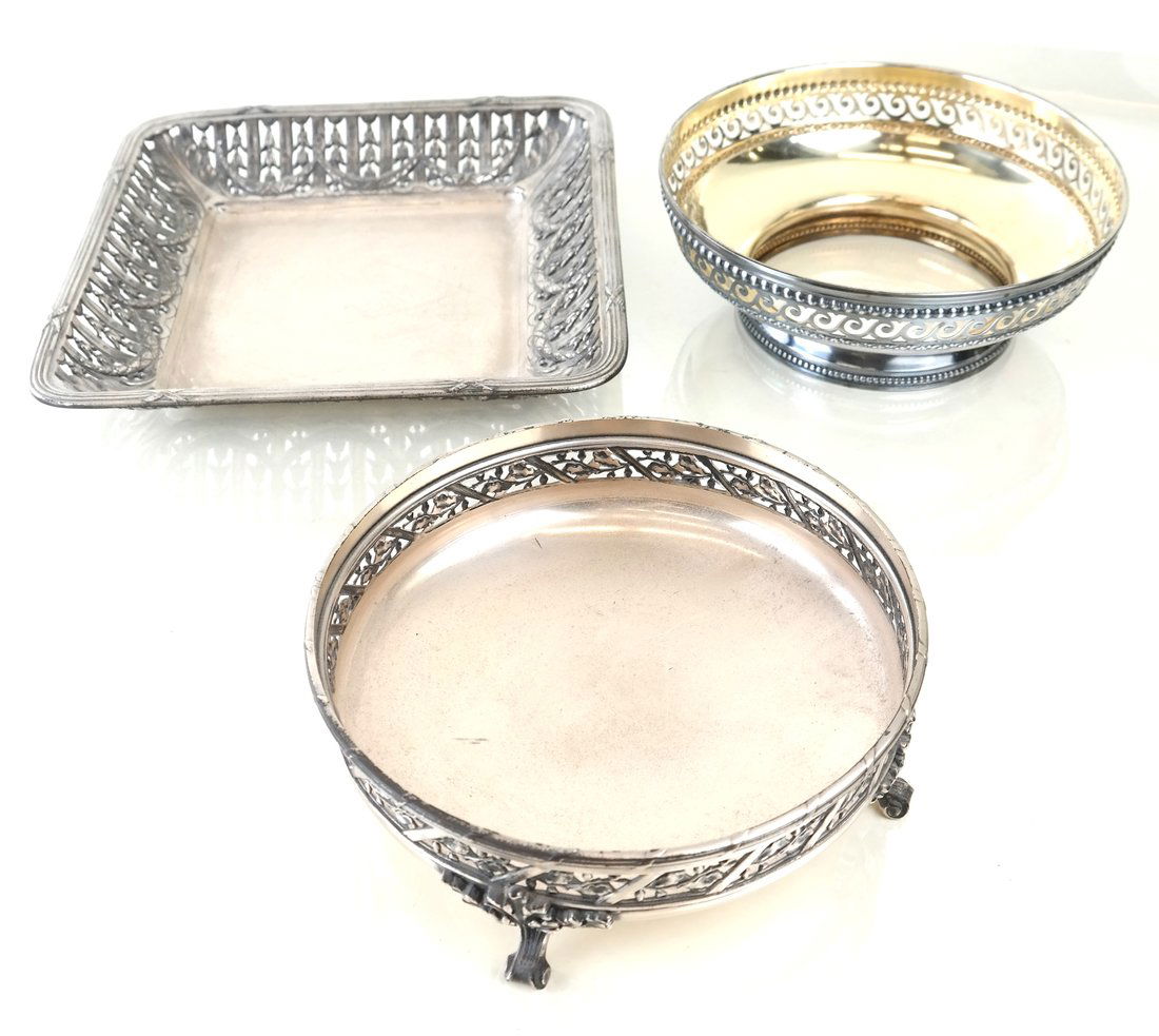Three Various Continental Silver Items (1 of 10)