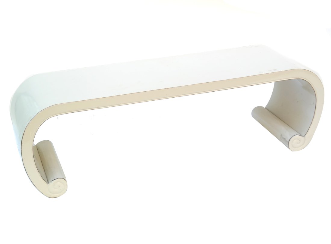 Modern Asian Style Waterfall Table (1 of 5)