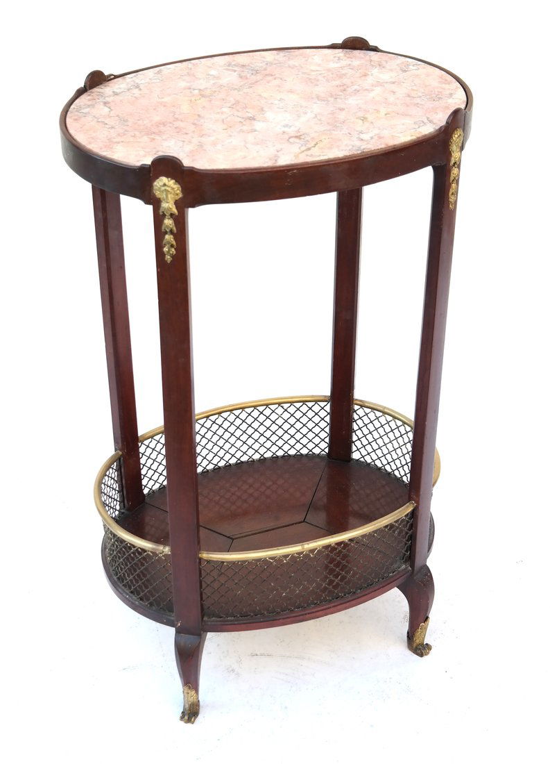 Edwardian Mahogany Oval Occasional Table (1 of 6)