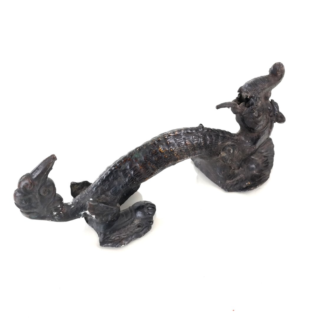 Asian Bronze Dragon-Form Door Handle (1 of 7)