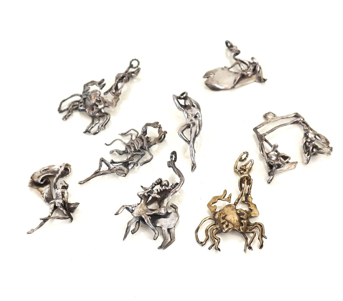 8 E. Silbert Cast Sterling Silver Figures (1 of 7)