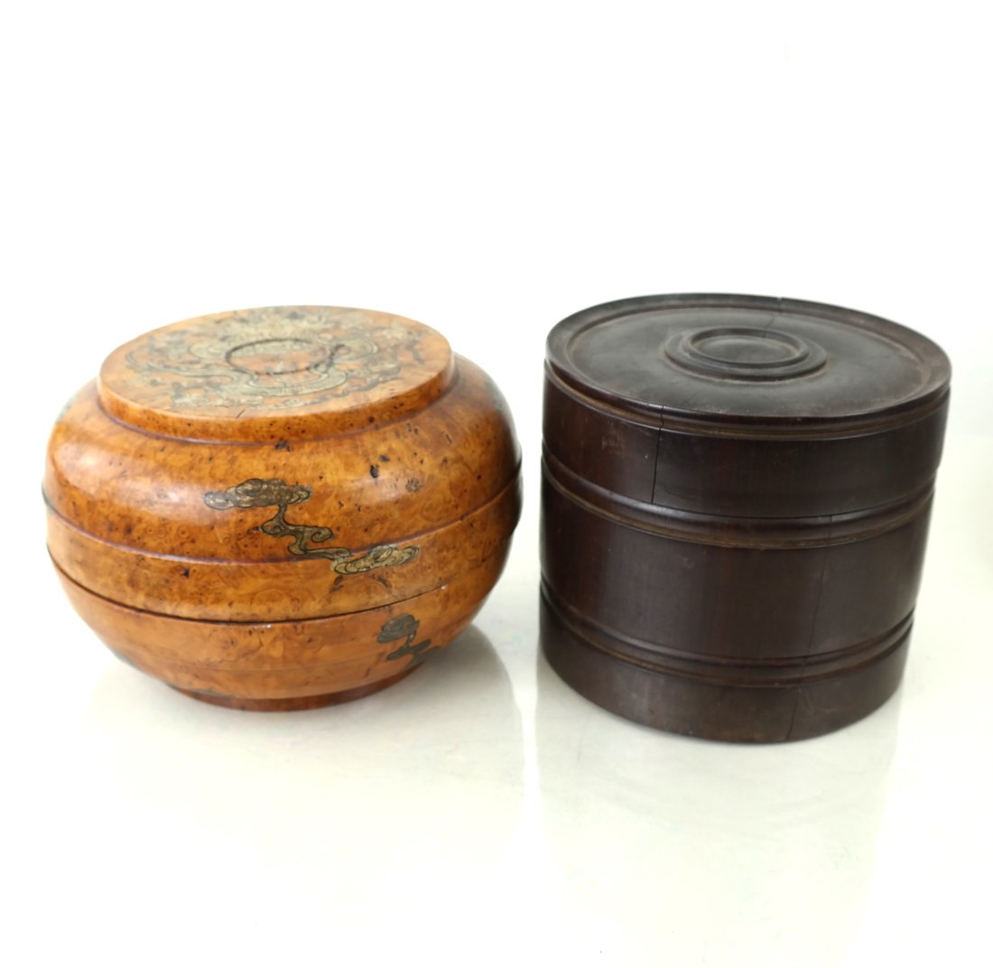 Two Asian Wood Boxes (1 of 6)