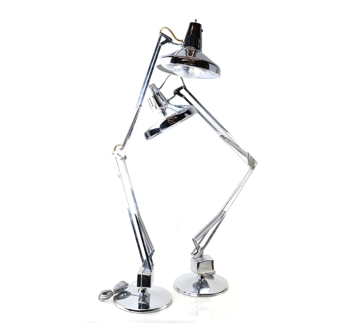 Two Modern Chrome Lamps (1 of 6)