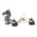 Four Cast Iron Horse Figures