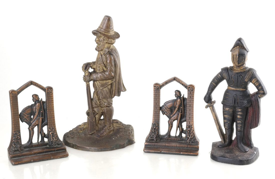 Four Cast Iron Doorstops/Bookends (1 of 9)