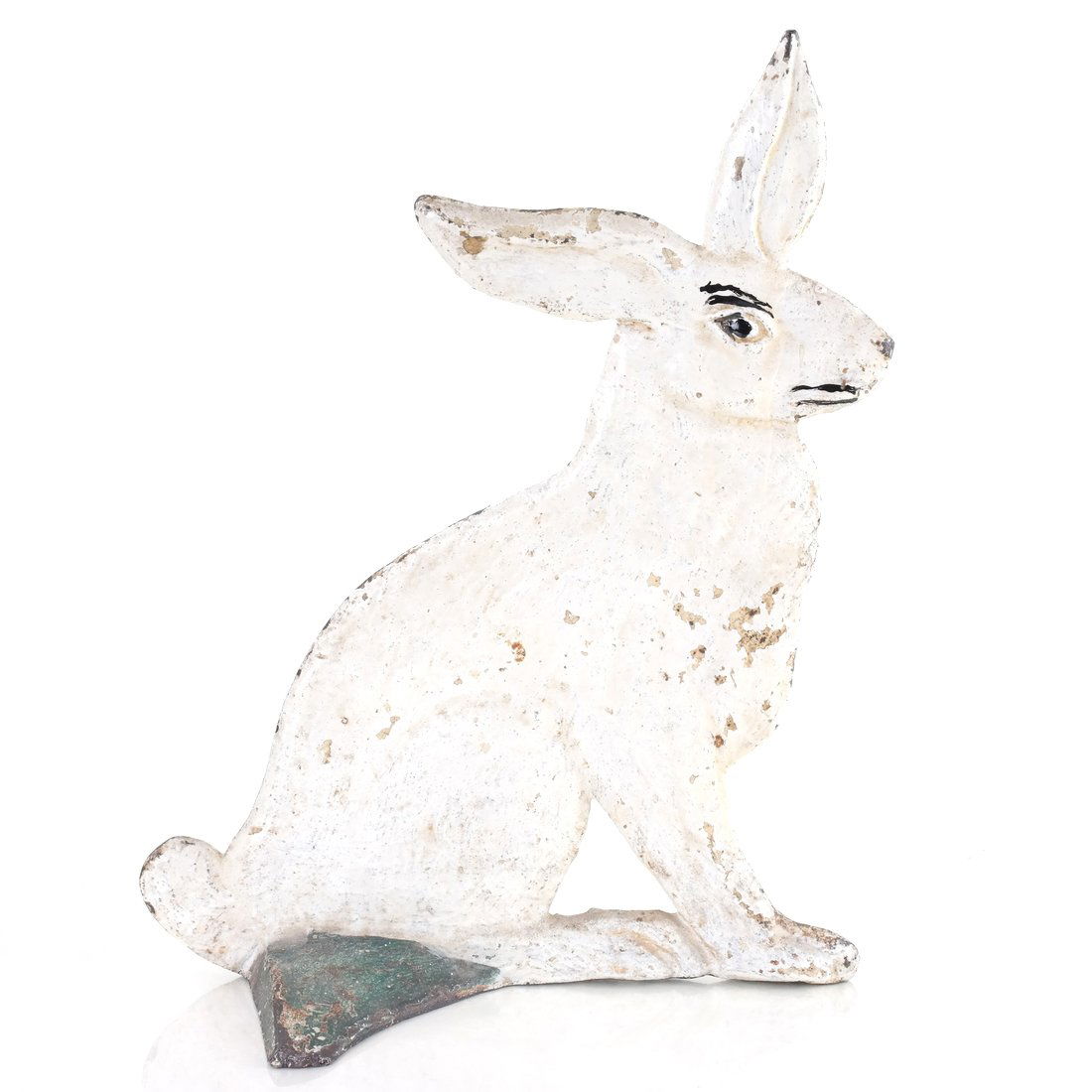 Painted Cast Iron Rabbit Doorstop (1 of 9)
